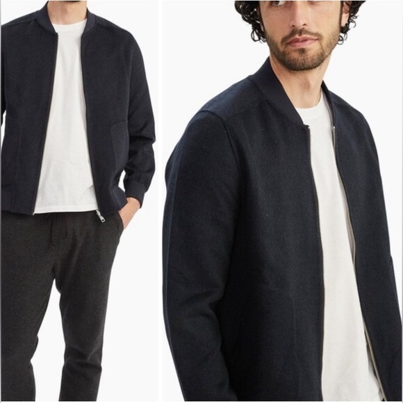 Naadam Wool Cashmere Reversible
Bomber Jacket Size XL - Picture 2 of 14